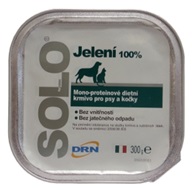 SOLO 100% Jelen 300g - Konzervy pro kočky