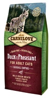 Carnilove Duck & Pheasant for Adult Cats Hairball Control 6 kg - Granule pro kočky, krmivo pro kočky