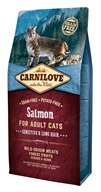 Carnilove Salmon for Adult Cats Sensitive & Long Hair 6 kg - Granule pro kočky, krmivo pro kočky