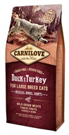 Carnilove Duck & Turkey for Large Breed Cats Muscles, Bones, Joints 6 kg - Granule pro kočky, krmivo pro kočky