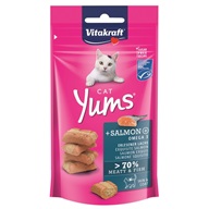Vitakraft Cat Yums losos + Omega 3 40 g - Kapsičky pro kočky