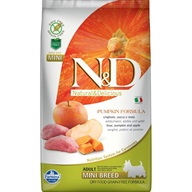 N&D PUMPKIN Dog GF Wild Boar & Apple Adult Mini 2,5 kg - Granule pro psy
