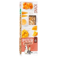PUUR pauze pták - tyč. papoušek, mango+meruňka 140 g - Výprodej