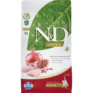 N&D Grain Free Kitten Chicken & Pomegranate 1,5 kg - Granule pro kočky, krmivo pro kočky