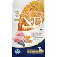 N&D Low Grain Puppy Mini Lamb & Blueberry 800 g - Granule s krátkou exp.