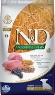 N&D Low Grain Puppy Mini Lamb & Blueberry 2,5 kg - Granule pro štěňata