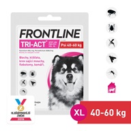 Frontline TRI-ACT spot-on XL pro psy 40-60 kg 1x 6 ml - Pipety (Spot On)
