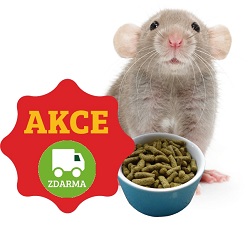 doprava zdarma krmivo pro drobné savce