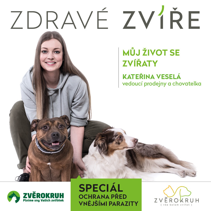 zdravé zvíře ochrana před vnějšími parazity