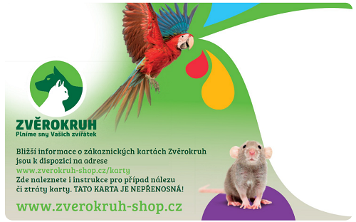 věrnostní karta zvěrokruh v novém designu