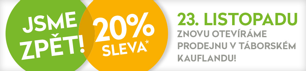 otevření prodejny Tábor